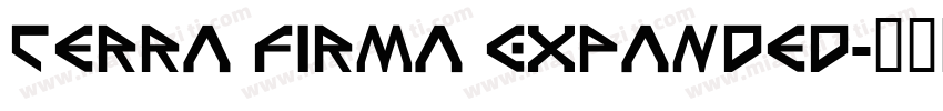 Terra Firma Expanded字体转换